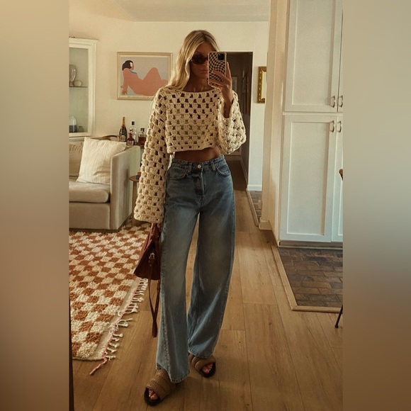 Reformation Denim - Reformation Alanis Mid-Rise Barrel Jeans